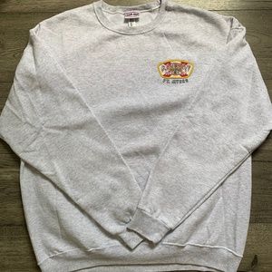 ron jon light gray crewneck